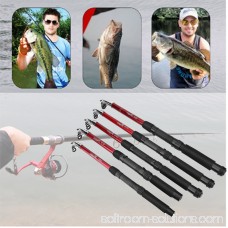 WALFRONT Fishing Rod Collapsible Telescopic Fishing Pole Ultralight Carbon Rod Outdoor Sport Sea Saltwater Freshwater Tackle Accessory 1.8m, 2.1m, 2.4m, 2.7m,3.0m